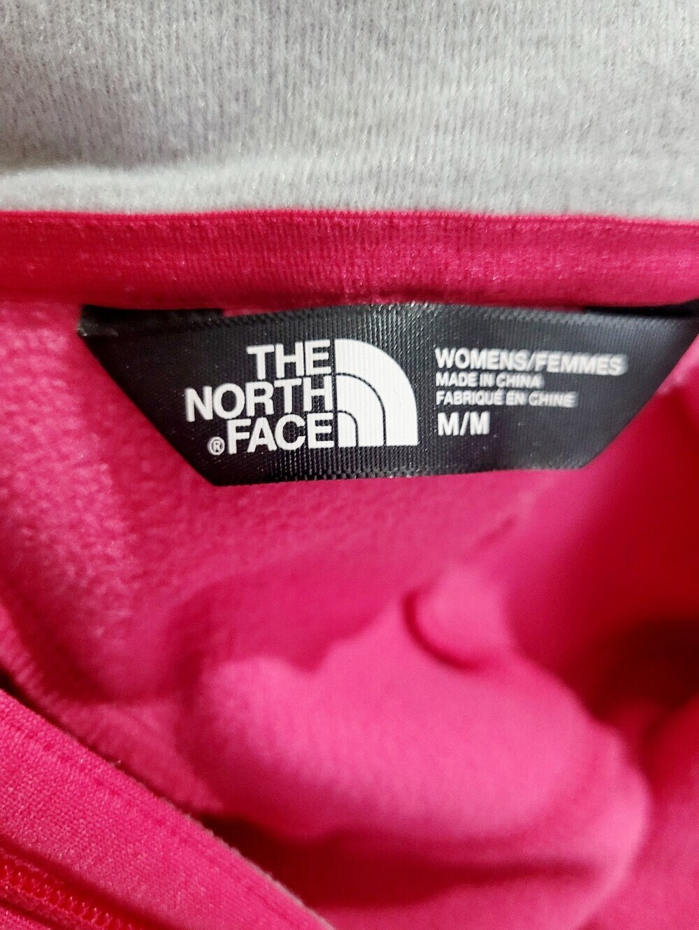 The North Face Women’s Medium Pink Full Zip Fleece Soft Shell Jacket Coat M - Picture 6 of 11